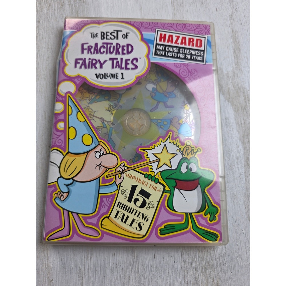 The Best of Fractured Fairy Tales Volume 1 DVD Rocky Bullwinkle Classic 15 Tales